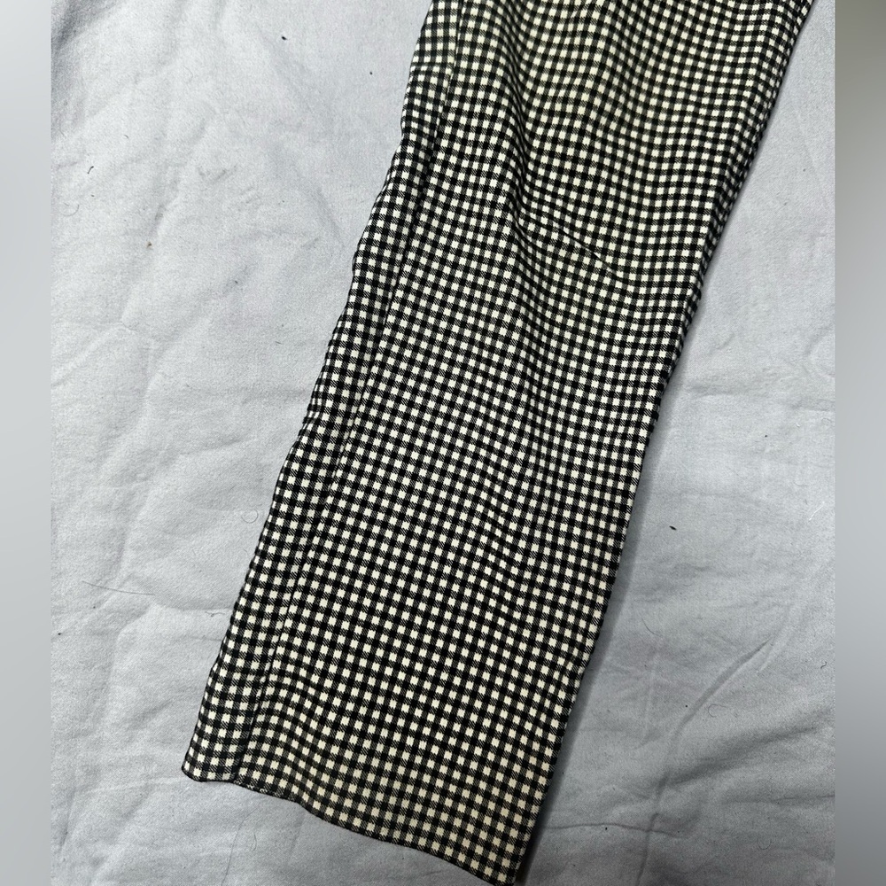 Zara Women’s Black and White Patterned Dress Pants - Picture 6 of 11